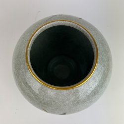 Stor Lyngby craquel� vase