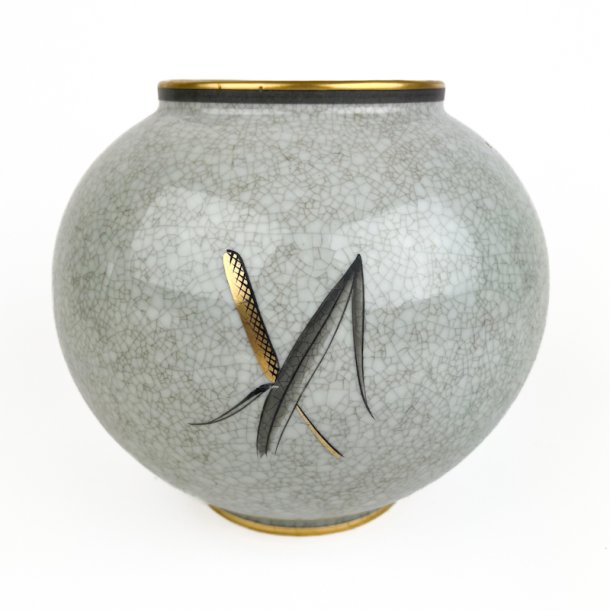 Stor Lyngby craquel� vase