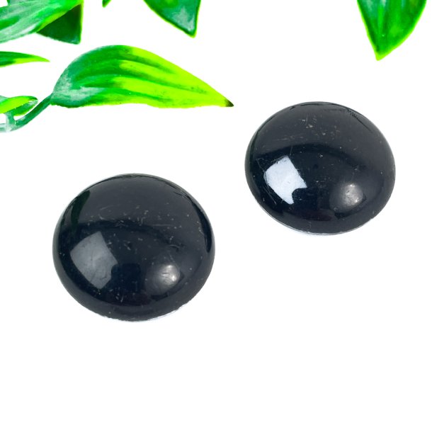 Schwarze Vintage Ohrclips