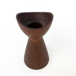 Retro teak lysestage