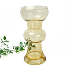 Gul vintage Riihim�ki vase - KIELO