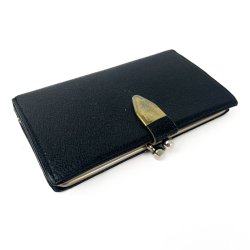 Sort vintage pung med metalsp�nde