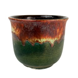 Gr�n vintage West Germany urtepotte