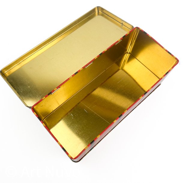 Farverig blomstret retro metald�se