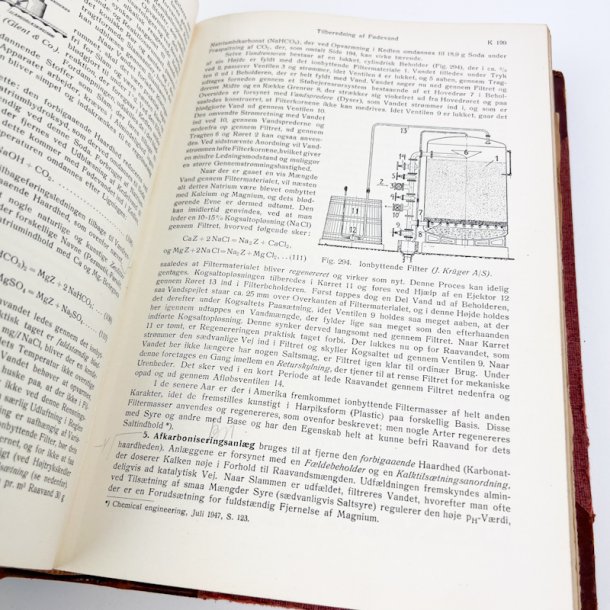 Vintage l�rebog Dampkraft fra 1948
