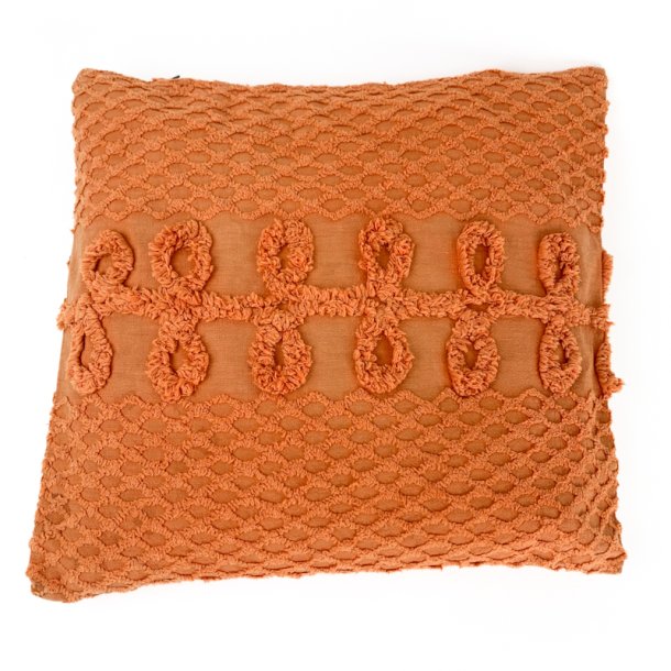 Orange vintage pyntepude