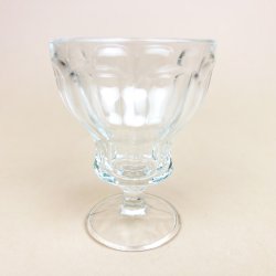 Klart vintage dessertglas