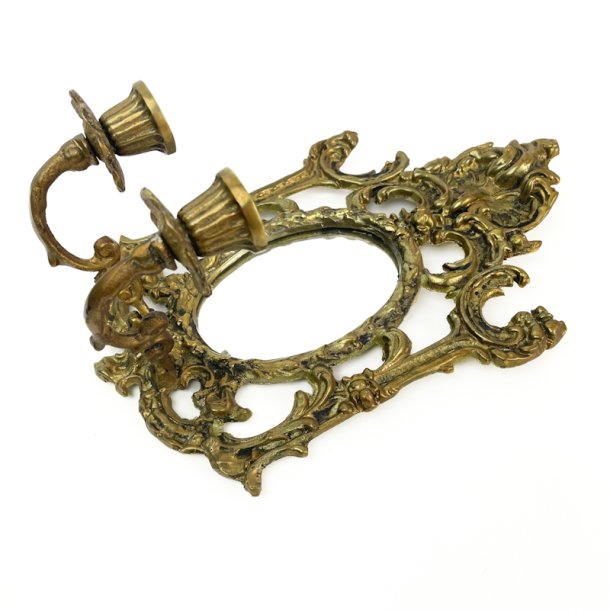 Vintage messing vgstage med spejl