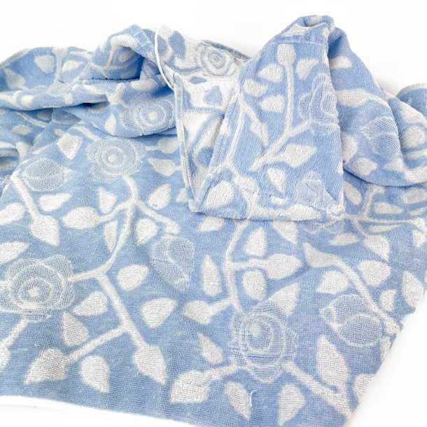 To bl retro babybadeslag med htte