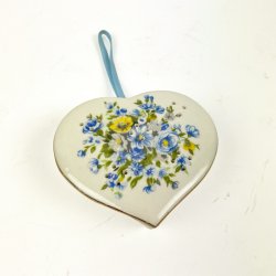 Vintage dufthjerte med blomster