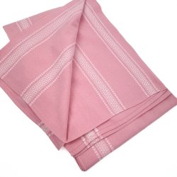 Smuk rosa retro dug med v�vet m�nster � 180 cm