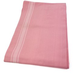 Smuk rosa retro dug med v�vet m�nster � 180 cm