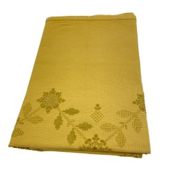 Broderet gylden retro dug 180 cm