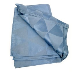 Smuk bl� retro dug � 180 cm