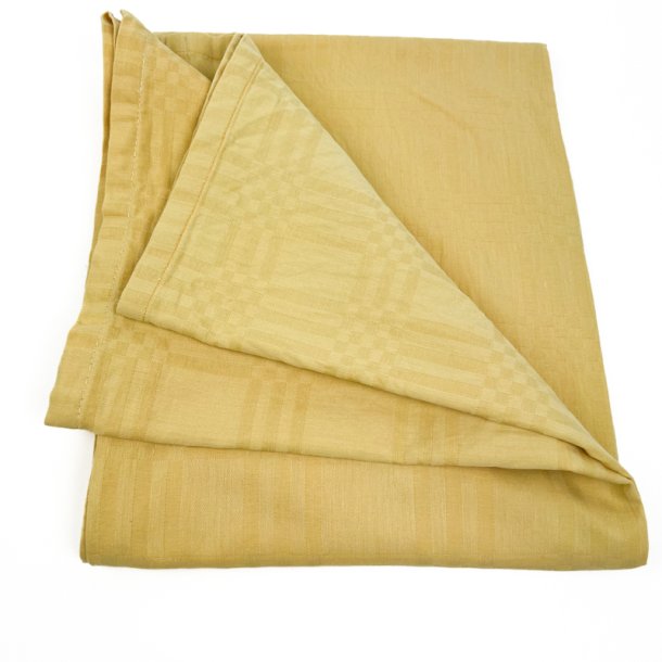 Flot gul retro dug � 140 cm