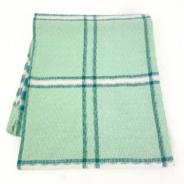 Mintgrne Retro-Tischdecke mit Karos  130 cm