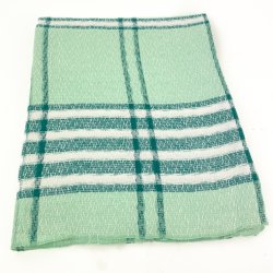 Mintgrne Retro-Tischdecke mit Karos  130 cm