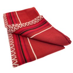 R�d vintage strygefri dug 180 cm