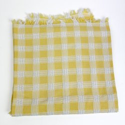 Gulternet vintage dug 90x90 cm