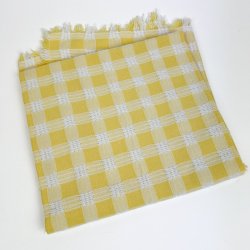 Gulternet vintage dug 90x90 cm