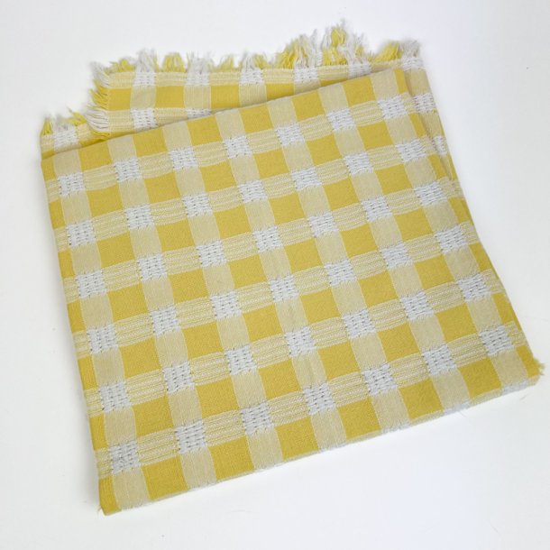 Gulternet vintage dug 90x90 cm