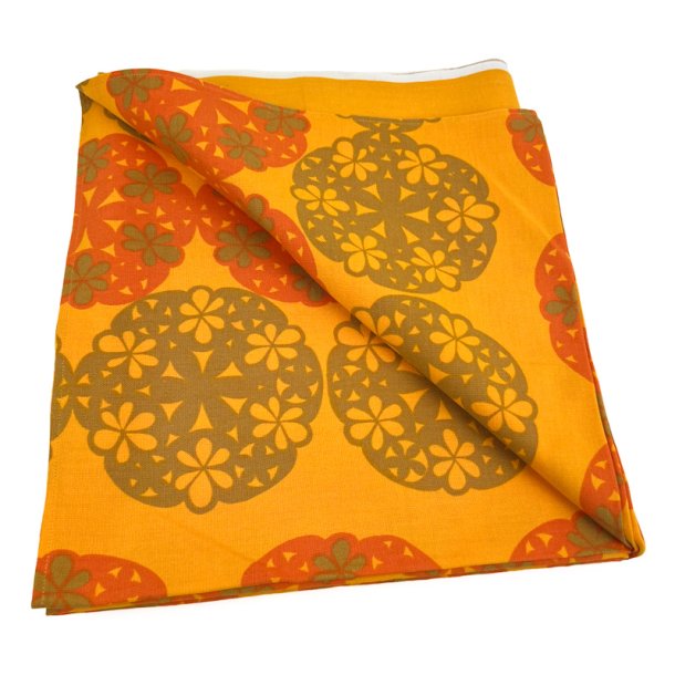 Fantastisk orange retro dug 280 cm