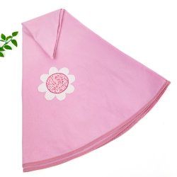 Sch�ne rosa Retro Tischdecke � 140 cm