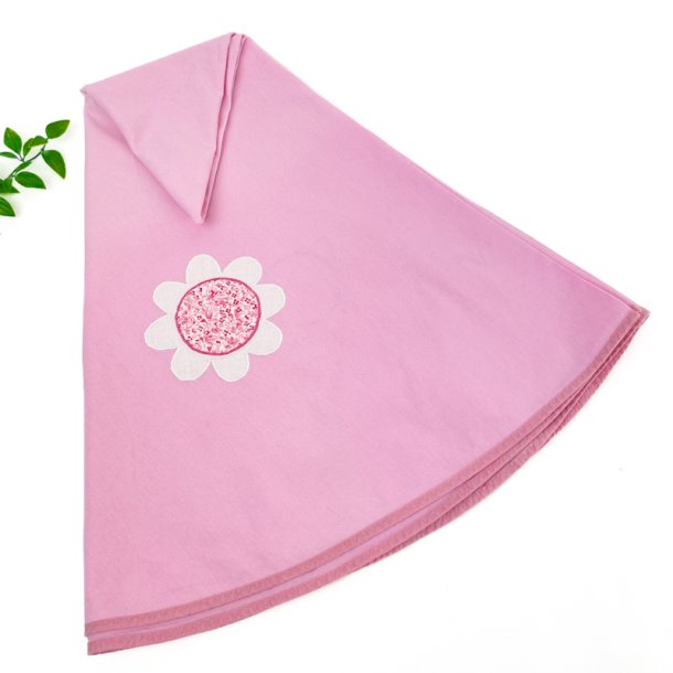 Sch�ne rosa Retro Tischdecke � 140 cm