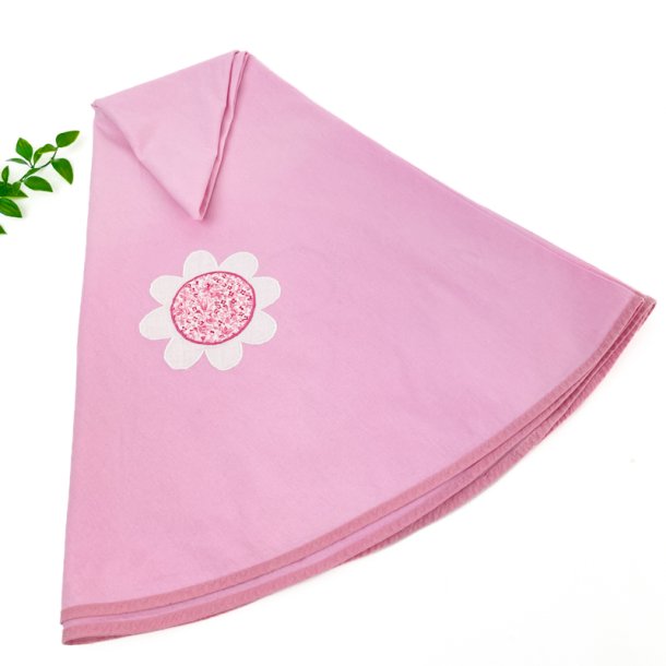 Sch�ne rosa Retro Tischdecke � 140 cm