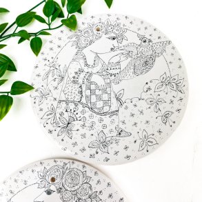 Vier Vintage-Untersetzer � Johnson England