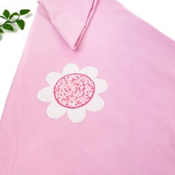 Sch�ne rosa Retro Tischdecke � 140 cm