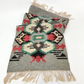 Vintage-Wollteppich mit Muster 