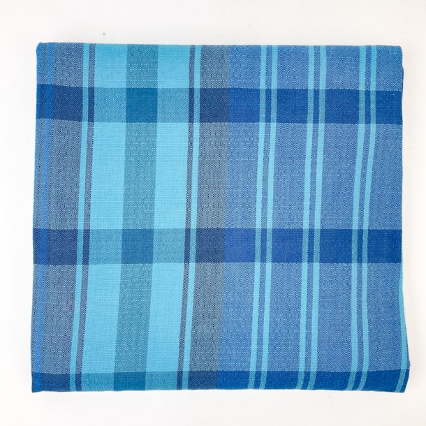 Klassisk bl retro dug med tern