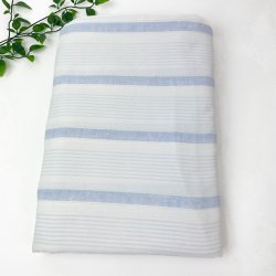 Lyseblt stribet vintage sengetj