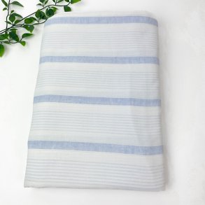 Lyseblt stribet vintage sengetj