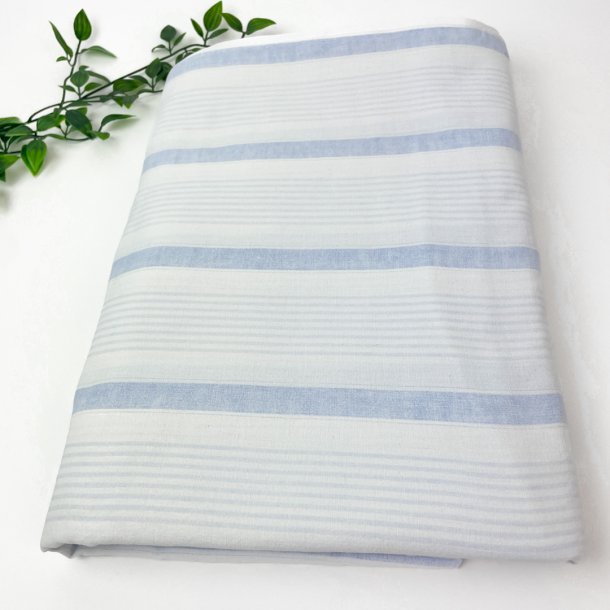 Lyseblt stribet vintage sengetj