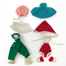 Gemischte Puppenkleidung fr Wunschpuppe
