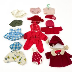 Gemischte Puppenkleidung fr Wunschpuppe