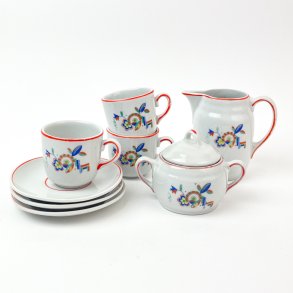 Retro Puppengeschirr aus Porzellan