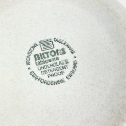 Biltons tiefer Teller mit Retro-Muster