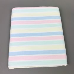 Pastelstribet dynebetr�k bomuld