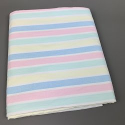 Pastelstribet dynebetr�k bomuld