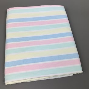 Pastelstribet dynebetr�k bomuld