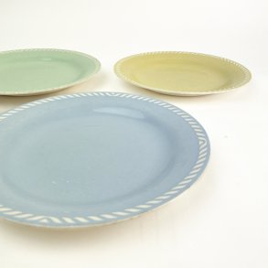 Tre pastel vintage tallerkener  Figgjo, Norway  