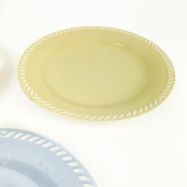 Tre pastel vintage tallerkener  Figgjo, Norway  