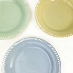 Tre pastel vintage tallerkener  Figgjo, Norway  