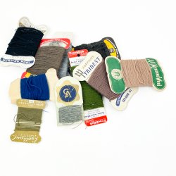 Ti farver vintage stoppegarn 