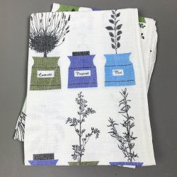 To retro viskestykker med krydderurter