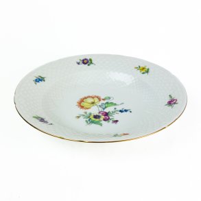 Dyb tallerken - Saksisk Blomst, B&G No 22