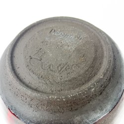 R�d vintage En�e keramik sk�l